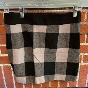 JCrew Wool Plaid Skirt